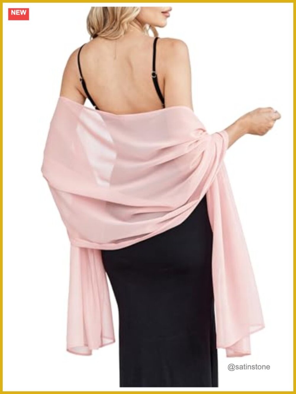 Women's Chiffon Shawl Wrap Sheer Lightweight Scarf Accessory